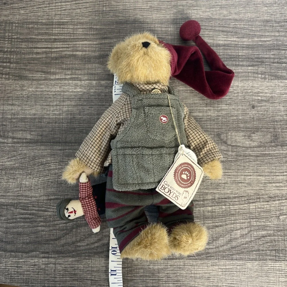 Vintage 2002 Boyds Bears Gregory B. Elfbeary T.J.'s‎ Best Dressed Collection NWT